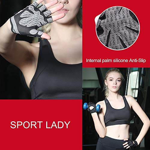 Hually Guantes Gimnasio para Hombre y Mujer, Gym Guantes Transpirable con Protección Completa de Muñeca y Palma, Antideslizante Guantes Crossfit para Levantamiento de Pesas, Musculación, Fitness(L) Hually Guantes Gimnasio para Hombre y Mujer, Gym Guantes Transpirable con Protección Completa de Muñeca y Palma, Antideslizante Guantes Crossfit para Levantamiento de Pesas, Musculación, Fitness(L)