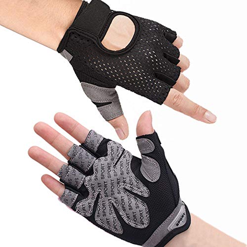 Hually Guantes Gimnasio para Hombre y Mujer, Gym Guantes Transpirable con Protección Completa de Muñeca y Palma, Antideslizante Guantes Crossfit para Levantamiento de Pesas, Musculación, Fitness(L) Hually Guantes Gimnasio para Hombre y Mujer, Gym Guantes Transpirable con Protección Completa de Muñeca y Palma, Antideslizante Guantes Crossfit para Levantamiento de Pesas, Musculación, Fitness(L)