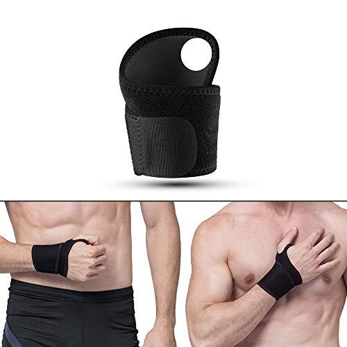 Hually Muñequeras Deportivas Ajustable, (1 Par) Transpirable Neopreno Ayuda a con Túnel Carpiano RSI Artritis Tendinitis y Dolores de Muñequeras (Talla Única se Adapta a la Izquierda o Derecha) Hually Muñequeras Deportivas Ajustable, (1 Par) Transpirable Neopreno Ayuda a con Túnel Carpiano RSI Artritis Tendinitis y Dolores de Muñequeras (Talla Única se Adapta a la Izquierda o Derecha)