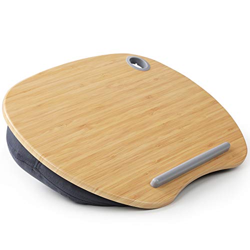 HUANUO Soportes para Portátiles con Cojín en Cama y Sofá, Estante de Libros/Almohada/Mesa de Rodilla con Orificio de Cable y Tira Antideslizante, Apto a Laptop hasta 15,6” HUANUO Soportes para Portátiles con Cojín en Cama y Sofá, Estante de Libros/Almohada/Mesa de Rodilla con Orificio de Cable y Tira Antideslizante, Apto a Laptop hasta 15,6”