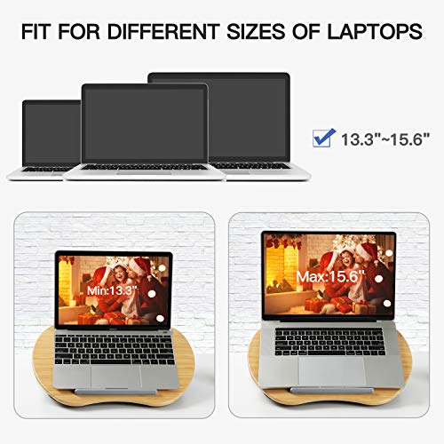 HUANUO Soportes para Portátiles con Cojín en Cama y Sofá, Estante de Libros/Almohada/Mesa de Rodilla con Orificio de Cable y Tira Antideslizante, Apto a Laptop hasta 15,6” HUANUO Soportes para Portátiles con Cojín en Cama y Sofá, Estante de Libros/Almohada/Mesa de Rodilla con Orificio de Cable y Tira Antideslizante, Apto a Laptop hasta 15,6”