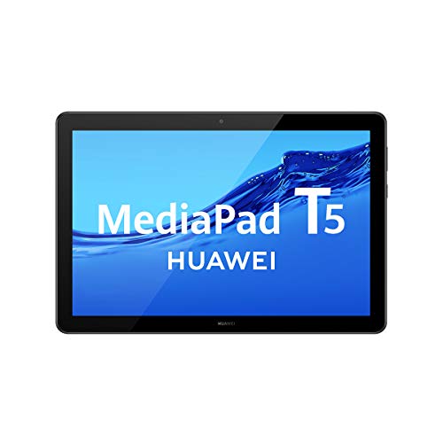 HUAWEI MediaPad T5 - Tablet de 10.1" FullHD (LTE, RAM de 3GB, ROM de 32GB, Android 8.0, EMUI 8.0), Color Negro