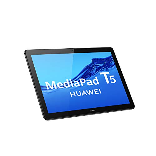 HUAWEI MediaPad T5 - Tablet de 10.1" FullHD (Wifi, RAM de 4GB, ROM de 64GB, Android 8.0, EMUI 8.0), Color Negro