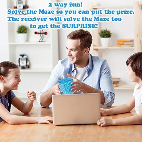 Huchas Originales aGreatLife Caja Money Maze Laberinto De Dinero | Cubo Puzzle Rompecabezas | Idea Original Para Regalar A Niños Y Adultos | Kit De Recompensa Reutilizable | Laberinto Con Sorpresa | Lado 7.6 Cm, Azul Huchas Originales aGreatLife Caja Money Maze Laberinto De Dinero | Cubo Puzzle Rompecabezas | Idea Original Para Regalar A Niños Y Adultos | Kit De Recompensa Reutilizable | Laberinto Con Sorpresa | Lado 7.6 Cm, Azul