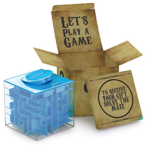 Huchas Originales aGreatLife Caja Money Maze Laberinto De Dinero | Cubo Puzzle Rompecabezas | Idea Original Para Regalar A Niños Y Adultos | Kit De Recompensa Reutilizable | Laberinto Con Sorpresa | Lado 7.6 Cm, Azul Huchas Originales aGreatLife Caja Money Maze Laberinto De Dinero | Cubo Puzzle Rompecabezas | Idea Original Para Regalar A Niños Y Adultos | Kit De Recompensa Reutilizable | Laberinto Con Sorpresa | Lado 7.6 Cm, Azul