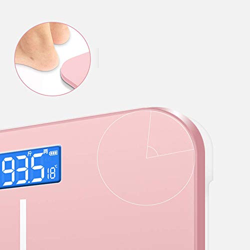 HUIHUAN Báscula de baño de peso corporal digital digital con tecnología Step-On Batería USB Recargable Diseño delgado Pantalla de retroiluminación HUIHUAN Báscula de baño de peso corporal digital digital con tecnología Step-On Batería USB Recargable Diseño delgado Pantalla de retroiluminación