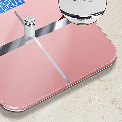 HUIHUAN Báscula de baño de peso corporal digital digital con tecnología Step-On Batería USB Recargable Diseño delgado Pantalla de retroiluminación HUIHUAN Báscula de baño de peso corporal digital digital con tecnología Step-On Batería USB Recargable Diseño delgado Pantalla de retroiluminación