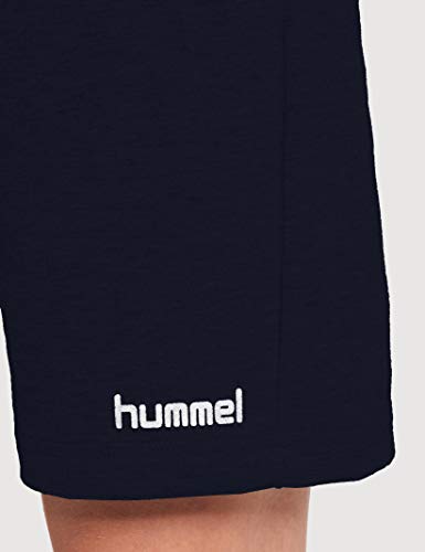 Hummel Mujer Hmlgo Algodón Bermudas Shorts Mujer - Bermudas Shorts para Mujer Bermudas, Mujer, Bermudas, 203532, Azul Marino, M