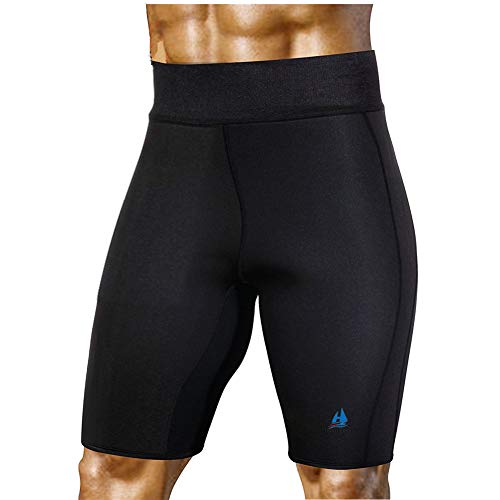 HuntDream Pantalones de Sauna para el Sudor Caliente para Hombres Pantalones Cortos para Adelgazar Thermo Shaper para Perder Peso Neopreno Quemador de Grasa