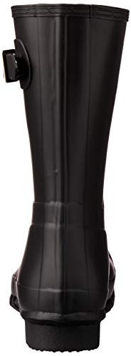 Hunter Short, Botas de Lluvia Unisex Adulto, Black, 42 EU