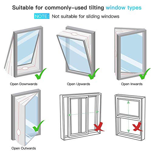 HUOU Cubierta Aislante para Ventanas Abatibles y Puertas para Aparatos De Aire Acondicionado Portátiles y Secadoras. Fácil Instalación Evita La Entrada de Mosquitos. Perímetro Máximo de 400cm HUOU Cubierta Aislante para Ventanas Abatibles y Puertas para Aparatos De Aire Acondicionado Portátiles y Secadoras. Fácil Instalación Evita La Entrada de Mosquitos. Perímetro Máximo de 400cm