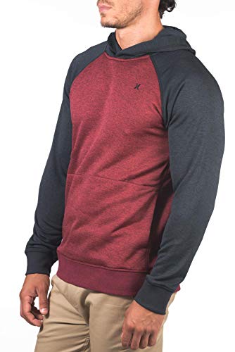 Hurley M Dri-Fit Disperse Pullover Sudadera, Hombre, Gym Red