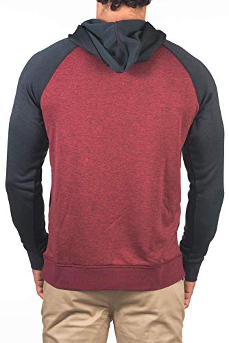 Hurley M Dri-Fit Disperse Pullover Sudadera, Hombre, Gym Red