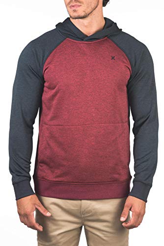 Hurley M Dri-Fit Disperse Pullover Sudadera, Hombre, Gym Red