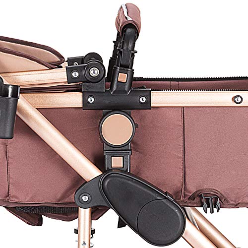 Husuper 2 en 1 Cochecito Bebé de de Alta Calidad Plegable Portátil Ligero Amortiguador Ajustable con Carro Multiuso para Bebés Recién Nacidos Carrito con Capazo Cuna para Bebé Oro Husuper 2 en 1 Cochecito Bebé de de Alta Calidad Plegable Portátil Ligero Amortiguador Ajustable con Carro Multiuso para Bebés Recién Nacidos Carrito con Capazo Cuna para Bebé Oro