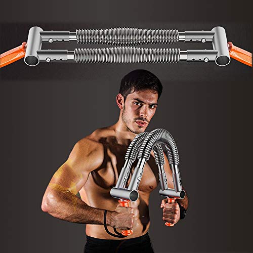 HUWAI-F Barra Flexible para Entrenamiento - Poder Twister Fitness Flexible elástico Primavera Ejercicios Barra, Musculacion Pesas Ejercicio, Equipos de Gimnasio en casa! HUWAI-F Barra Flexible para Entrenamiento - Poder Twister Fitness Flexible elástico Primavera Ejercicios Barra, Musculacion Pesas Ejercicio, Equipos de Gimnasio en casa!