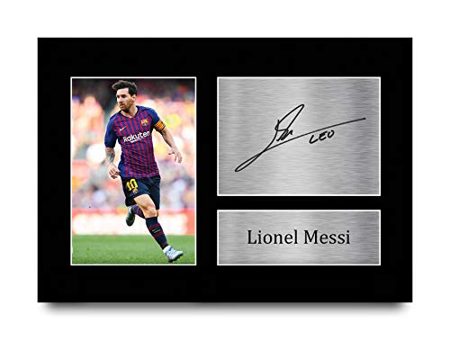 HWC Trading Lionel Messi A4 Sin Marco Regalo De Visualización De Fotos De Impresión De Imagen Impresa Autógrafo Firmado por Barcelona Los Aficionados Al Fútbol HWC Trading Lionel Messi A4 Sin Marco Regalo De Visualización De Fotos De Impresión De Imagen Impresa Autógrafo Firmado por Barcelona Los Aficionados Al Fútbol
