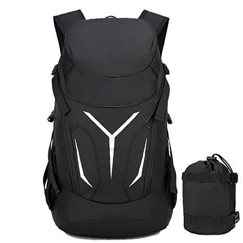 Hwjianfeng 40L Mochila Ultraligera y Compacta Mochila Plegable Resistente al Agua para Hombres Mujeres Acampar al Aire Libre Senderismo Mochila de Viaje Práctica Duradera, Negro Hwjianfeng 40L Mochila Ultraligera y Compacta Mochila Plegable Resistente al Agua para Hombres Mujeres Acampar al Aire Libre Senderismo Mochila de Viaje Práctica Duradera, Negro