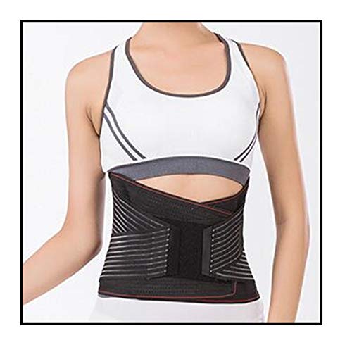 HWZ Waist Trainer Men Women Power Hot Body Gym Shaper Girdle Belt Underbust Control Corset Firm Sports (Black, XXL)