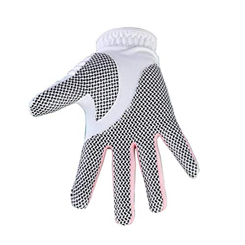 HX fashion Guantes De Golf Para Mujer Guantes Antirresbaladizos Transpirable Basic Dedo Completo Fitness Mitones Mitones Ropa (Color : Colour, Size : M)