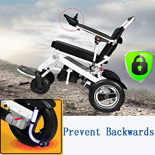 HXCD Silla de Ruedas eléctrica Plegable Liviana, Silla eléctrica Plegable con batería de Iones de Litio, Silla de Scooter motorizada eléctrica Plegable portátil para discapacitados y Ancianos, ne HXCD Silla de Ruedas eléctrica Plegable Liviana, Silla eléctrica Plegable con batería de Iones de Litio, Silla de Scooter motorizada eléctrica Plegable portátil para discapacitados y Ancianos, ne