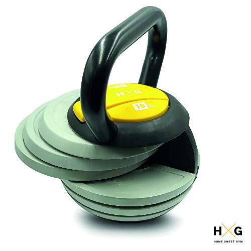 HxG Pesa Rusa o Kettlebell Ajustable de 2,5 a 18 kg HxG Pesa Rusa o Kettlebell Ajustable de 2,5 a 18 kg