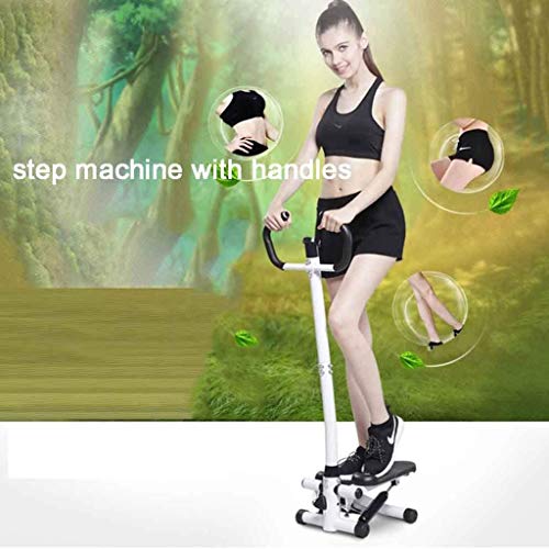 HYJBGGH Máquinas de Step Stepper Fitness Mini Stepper Aerobic con Asas Stepper Twister Ajustable Equipo De Ejercicio De Fitness para Uso En El Gimnasio En Casa (Color : Blanco) HYJBGGH Máquinas de Step Stepper Fitness Mini Stepper Aerobic con Asas Stepper Twister Ajustable Equipo De Ejercicio De Fitness para Uso En El Gimnasio En Casa (Color : Blanco)