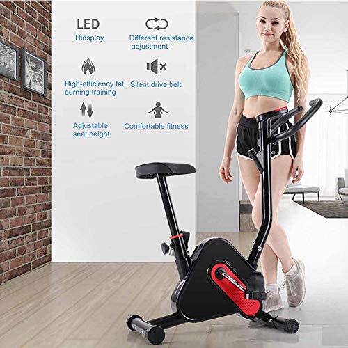 HyXia Bicicleta Estática con SillíN Ajustable Y Pantalla LCD para El Entrenamiento De Brazos Y Piernas Minibicicleta Estática