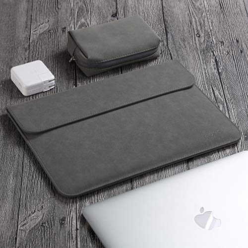 HYZUO 13 Pulgadas Funda Ordenador Portátil Maletín de Bolsa Compatible con MacBook Air 13 2018-2020/MacBook Pro 13 2016-2020/Dell XPS 13/Surface Pro X 7 6 5 4/iPad Pro 12,9 2020 2018 con Pequeña Bolsa