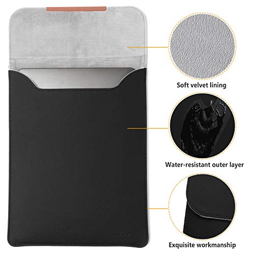 HYZUO 13 Pulgadas Funda Protectora Ordenador Portátil Maletín de Bolsa Compatible con 2020 2019 2018 MacBook Air 13 A2179 A1932/2016-2020 MacBook Pro 13/DELL XPS 13/Surface Pro X 7 6 5 4, Negro HYZUO 13 Pulgadas Funda Protectora Ordenador Portátil Maletín de Bolsa Compatible con 2020 2019 2018 MacBook Air 13 A2179 A1932/2016-2020 MacBook Pro 13/DELL XPS 13/Surface Pro X 7 6 5 4, Negro