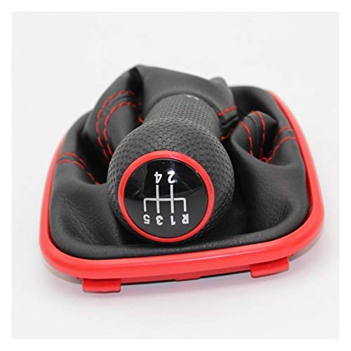 HYZZ Pomo De Cambio para Seat León 2000 2001 para Toledo 1999 2000 2001 Coche De Estilo Coche 5 Velocidad 23 Mm Línea Roja Red Stick Tooth con Bota De Cuero (Color : UN) HYZZ Pomo De Cambio para Seat León 2000 2001 para Toledo 1999 2000 2001 Coche De Estilo Coche 5 Velocidad 23 Mm Línea Roja Red Stick Tooth con Bota De Cuero (Color : UN)