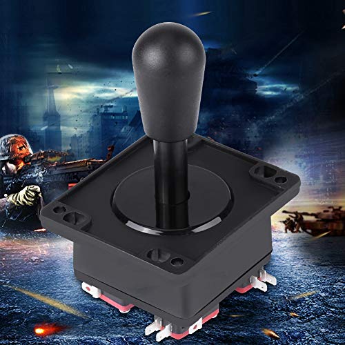 Hztyyier Joystick de Estilo Americano conmutable Desde el Mango Negro elíptico de operación de 8 vías para máquinas de Juegos Arcade Hztyyier Joystick de Estilo Americano conmutable Desde el Mango Negro elíptico de operación de 8 vías para máquinas de Juegos Arcade