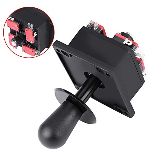 Hztyyier Joystick de Estilo Americano conmutable Desde el Mango Negro elíptico de operación de 8 vías para máquinas de Juegos Arcade Hztyyier Joystick de Estilo Americano conmutable Desde el Mango Negro elíptico de operación de 8 vías para máquinas de Juegos Arcade