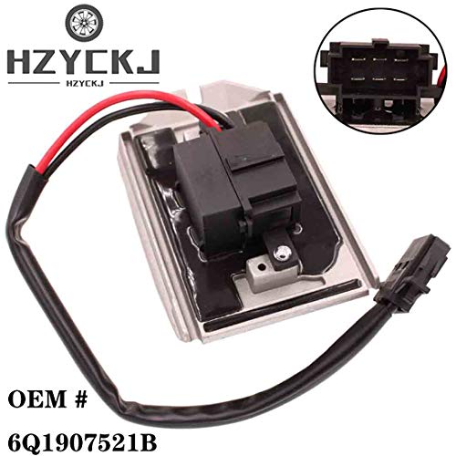 HZYCKJ Resistencia del motor del ventilador del calentador de aire acondicionado OEM# 6Q1907521B