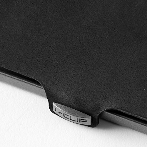 I-CLIP ® Cartera Soft-Touch Negro, Metallic-Grey (Disponible En 8 Variantes)