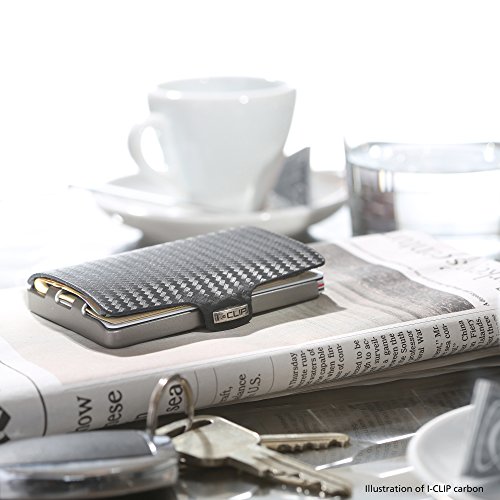 I-CLIP ® Cartera Soft-Touch Negro, Metallic-Grey (Disponible En 8 Variantes) I-CLIP ® Cartera Soft-Touch Negro, Metallic-Grey (Disponible En 8 Variantes)