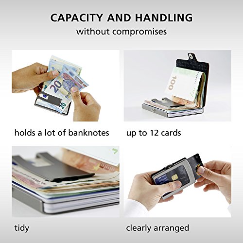 I-CLIP ® Cartera Soft-Touch Negro, Metallic-Grey (Disponible En 8 Variantes) I-CLIP ® Cartera Soft-Touch Negro, Metallic-Grey (Disponible En 8 Variantes)
