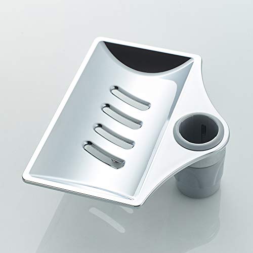 Ibergrif M20802 Barra Universal de Ducha con Cesta, Cromo, 600 MM, Plástico, Plata Ibergrif M20802 Barra Universal de Ducha con Cesta, Cromo, 600 MM, Plástico, Plata