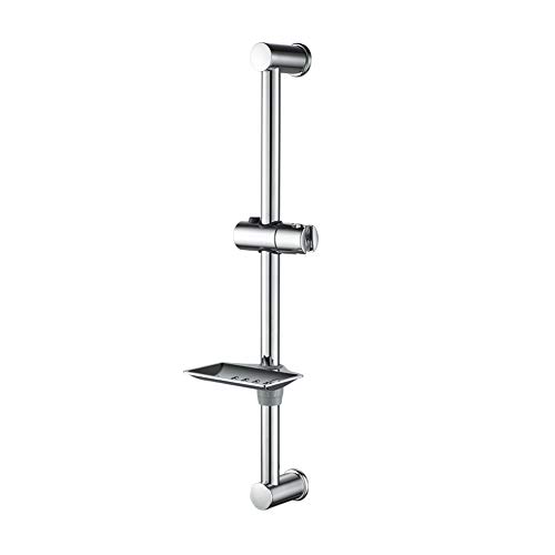 Ibergrif M20802 Barra Universal de Ducha con Cesta, Cromo, 600 MM, Plástico, Plata Ibergrif M20802 Barra Universal de Ducha con Cesta, Cromo, 600 MM, Plástico, Plata