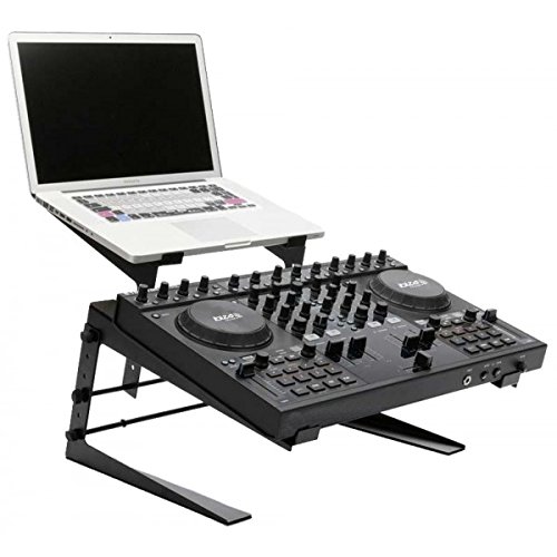 Ibiza SLAP190 - Doble soporte para PC portátil y monitor, para rack DJ