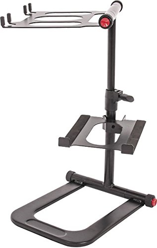 Ibiza SLAP200 - Doble soporte para pc portátil y monitor, para rack DJ Ibiza SLAP200 - Doble soporte para pc portátil y monitor, para rack DJ