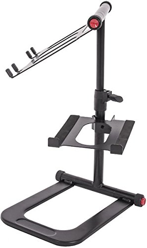 Ibiza SLAP200 - Doble soporte para pc portátil y monitor, para rack DJ Ibiza SLAP200 - Doble soporte para pc portátil y monitor, para rack DJ