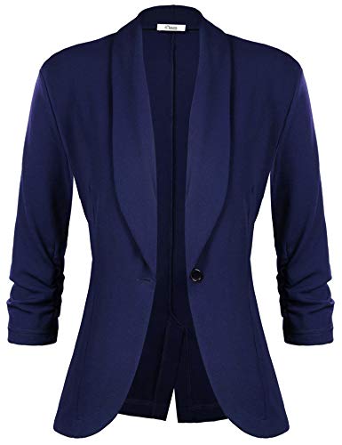 iClosam Blazers De Mujer Manga Larga Elegante Americanas Mujer Blazer Traje De Chaqueta