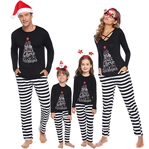 iClosam Pijamas De Navidad Familia Conjunto Pantalon y Top Mujer Hombre Niños Niña Algodón Camisetas De Manga Larga Sudadera ChÔndal iClosam Pijamas De Navidad Familia Conjunto Pantalon y Top Mujer Hombre Niños Niña Algodón Camisetas De Manga Larga Sudadera ChÔndal