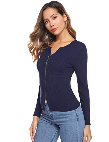 iClosam SuéTer Mujer Invierno CláSico Jersey Mujer Manga Larga Invierno