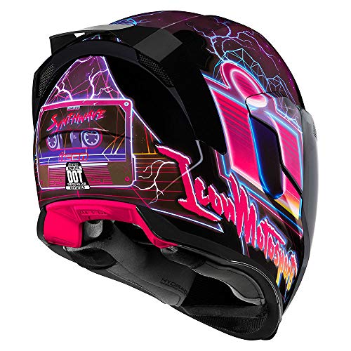 Icon - Casco Airflite Synthwave Purple, talla S (55)