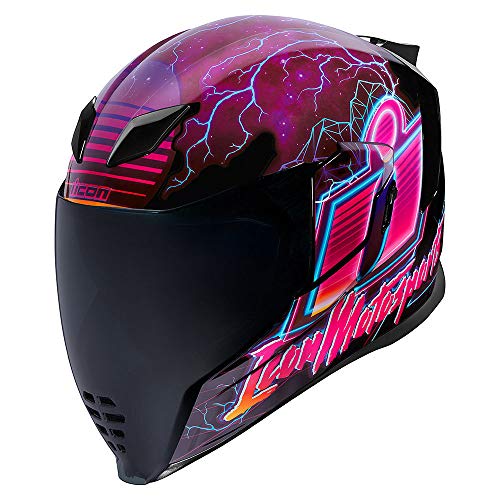 Icon - Casco Airflite Synthwave Purple, talla S (55)