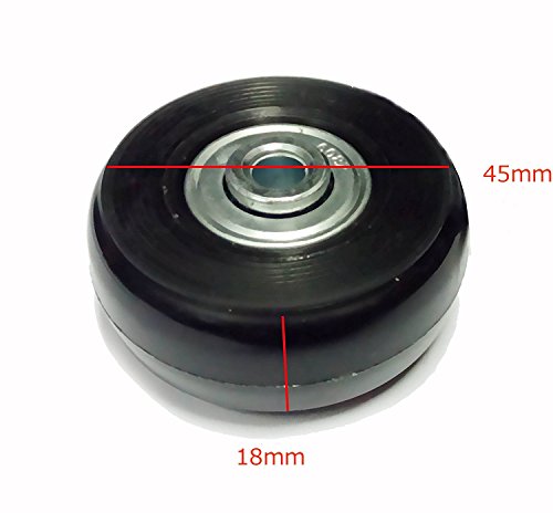 ICTRONIX par de Equipaje, maletín Wheels Rueda de Repuesto para Maleta Equipaje 64mm x 18mm ICTRONIX par de Equipaje, maletín Wheels Rueda de Repuesto para Maleta Equipaje 64mm x 18mm