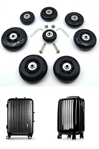 ICTRONIX par de Equipaje, maletín Wheels Rueda de Repuesto para Maleta Equipaje 64mm x 18mm ICTRONIX par de Equipaje, maletín Wheels Rueda de Repuesto para Maleta Equipaje 64mm x 18mm