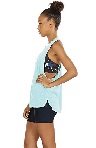 icyzone Sueltas y Ocio Camiseta sin Mangas Camiseta de Fitness Deportiva de Tirantes para Mujer(Paquete de 3) (S, Carboncillo/Pearl Blush/Aqua) icyzone Sueltas y Ocio Camiseta sin Mangas Camiseta de Fitness Deportiva de Tirantes para Mujer(Paquete de 3) (S, Carboncillo/Pearl Blush/Aqua)